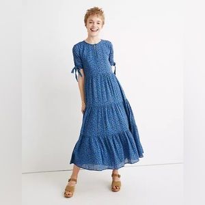 Madewell Floral Midi Dress